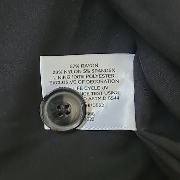 Coolibar Key Cove Jacket Single Button Blazer UPF 50 Deep Wine Medium Bussiness - Picture 5 of 6